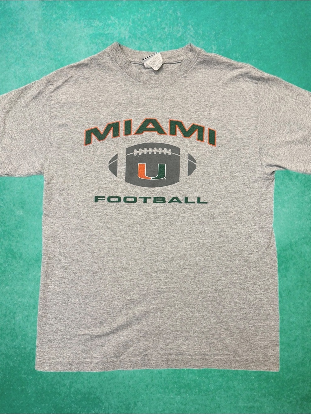 Y2K Miami Hurricanes Football Foot Locker Shirt